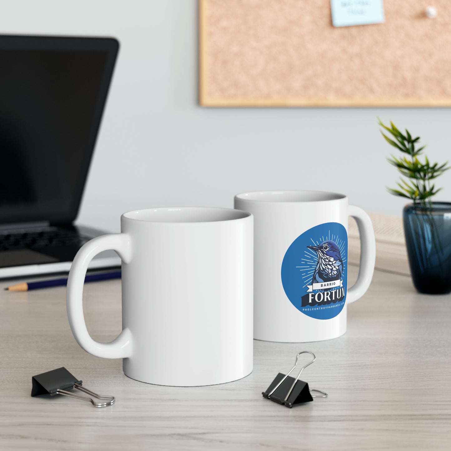 Fortún, Placetas. Ceramic Mug, 11oz