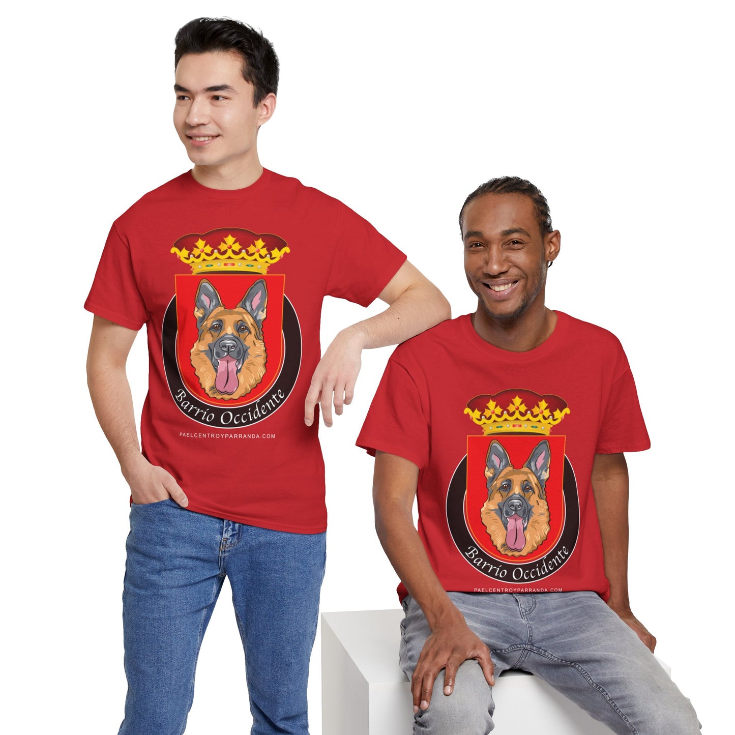 El Perro, Occidente, Zaza del Medio. Unisex Heavy Cotton Tee