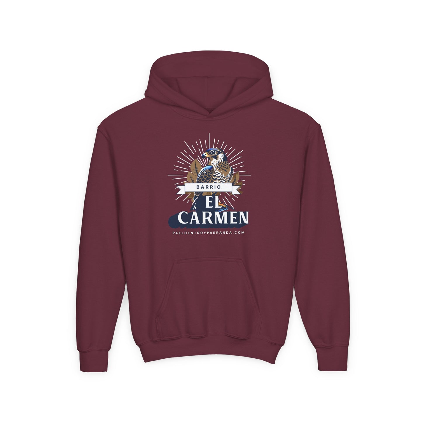 El Carmen, Remedios. (niños) Youth Heavy Blend Hooded Sweatshirt