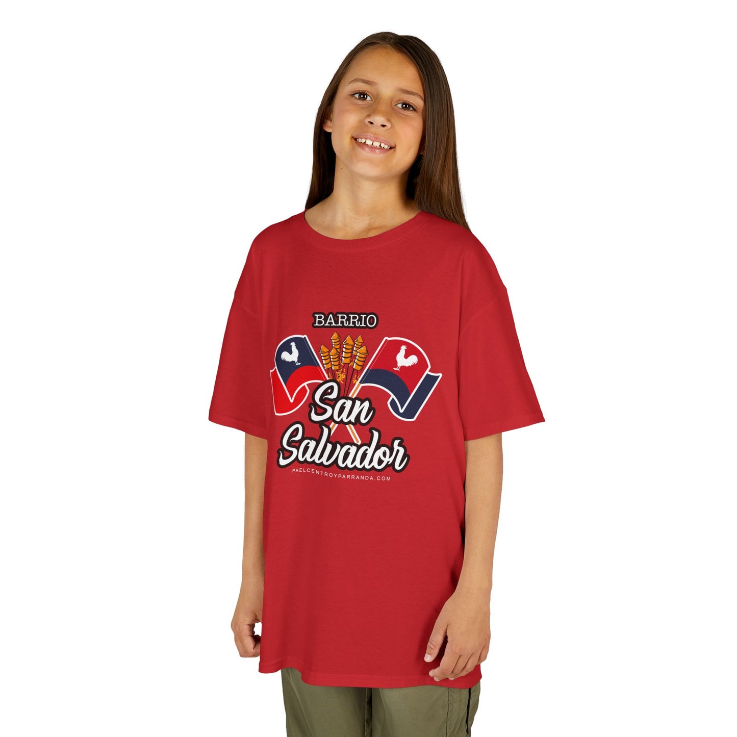 San Salvador, Remedios. Kids Heavy Cotton™ Tee