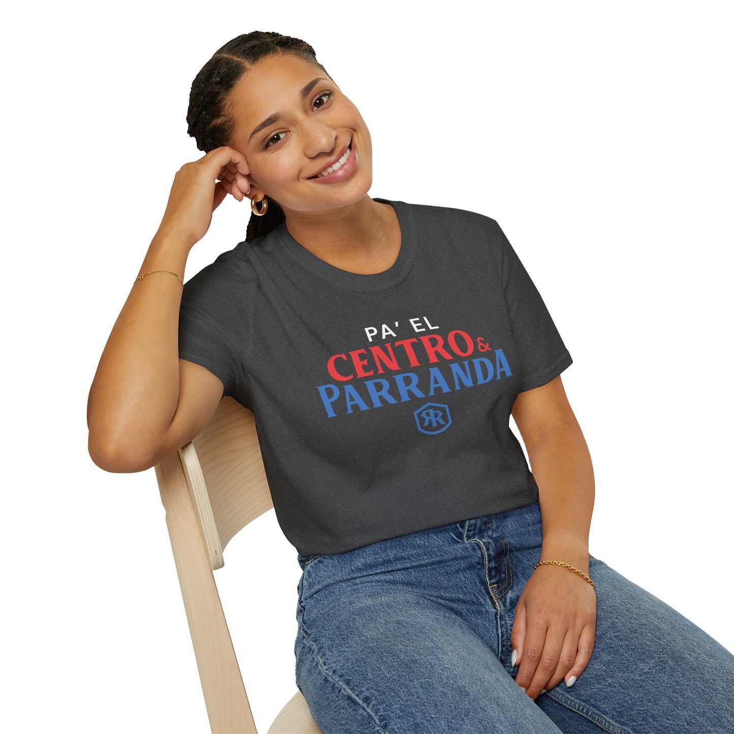 Pa' el centro & parranda, Unisex Softstyle T-Shirt