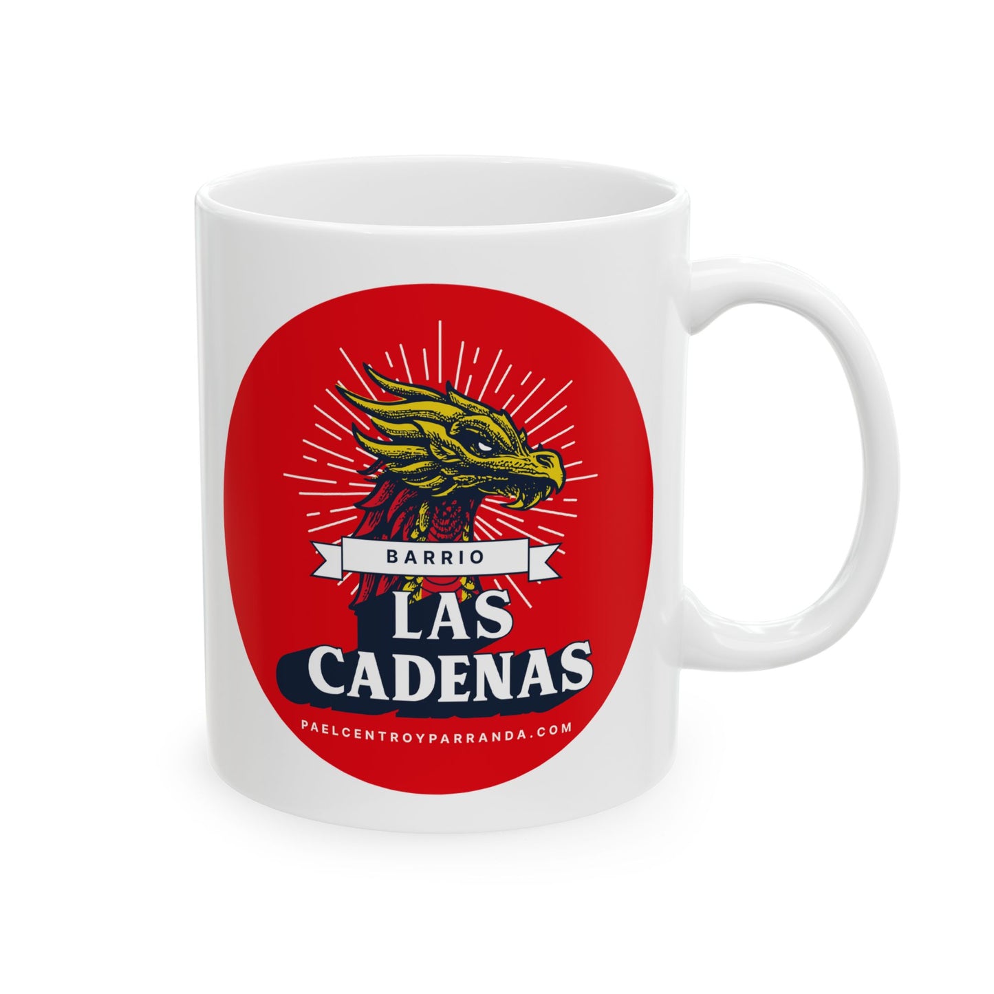 Las Cadenas, Mordazo. Ceramic Mug, (11oz, 15oz)