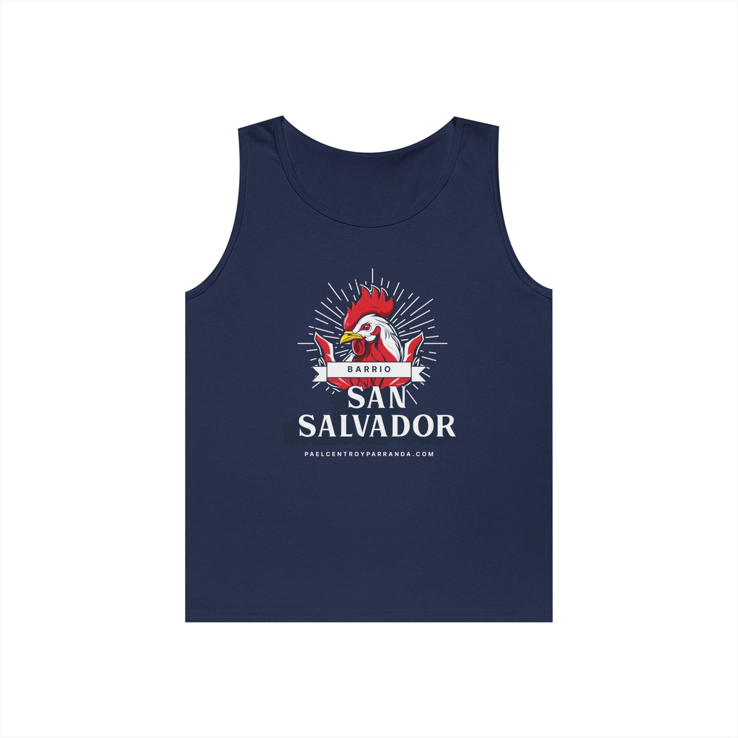 San Salvador, Remedios. Unisex Heavy Cotton Tank Top