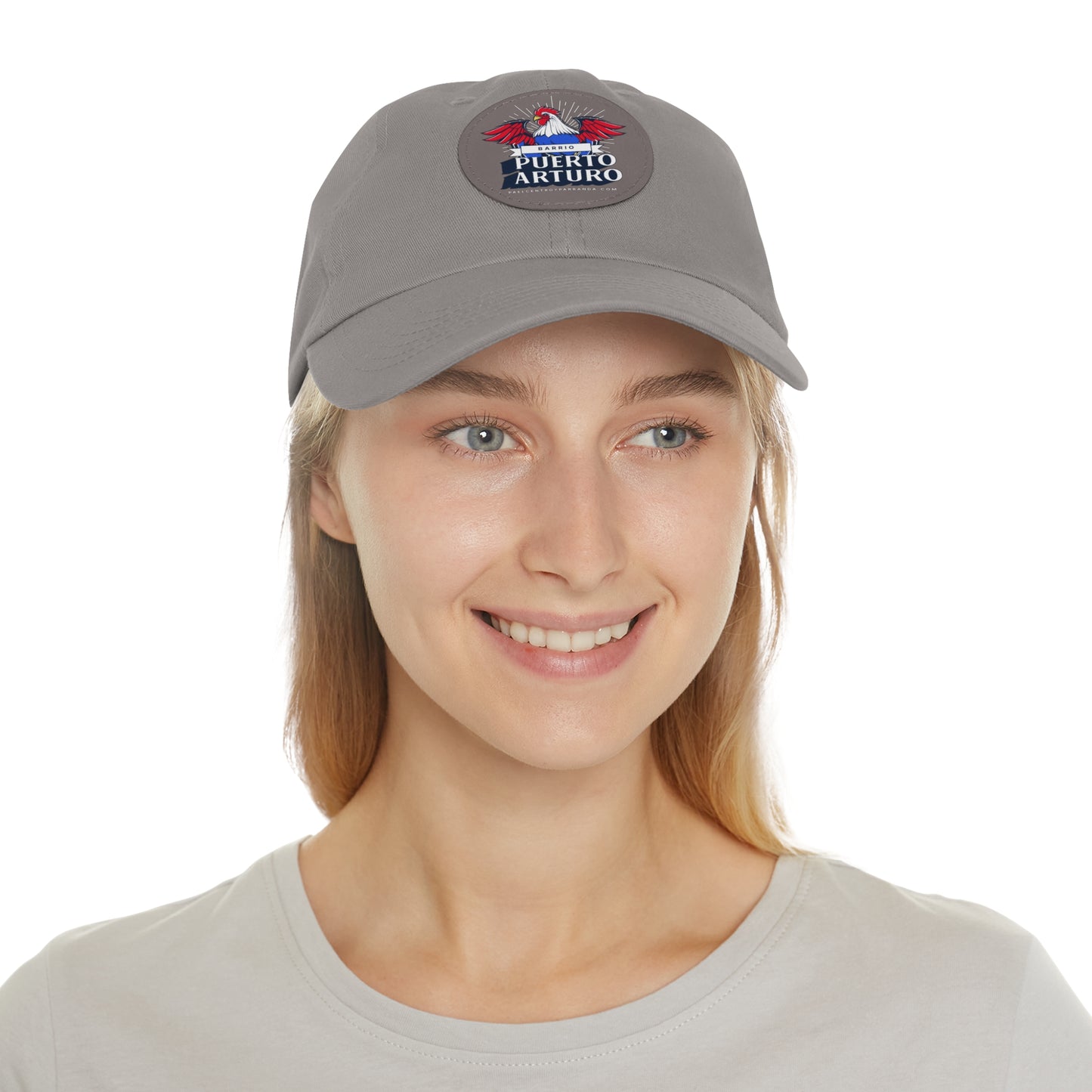Puerto Arturo, Mayajigua. Dad Hat with Leather Patch (Round)