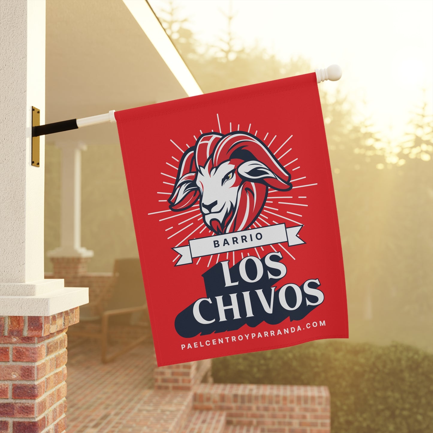 Los Chivos, Encrucijada. Garden & House Banner