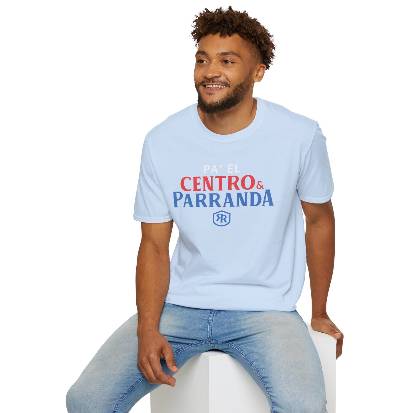 Pa' el centro & parranda, Unisex Softstyle T-Shirt