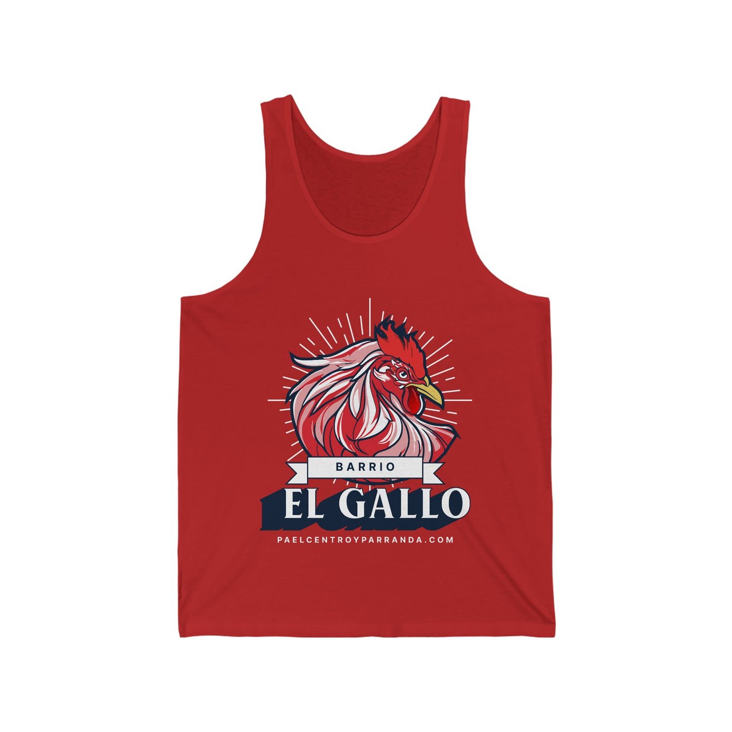 El Gallo, Chambas. Unisex Jersey Tank