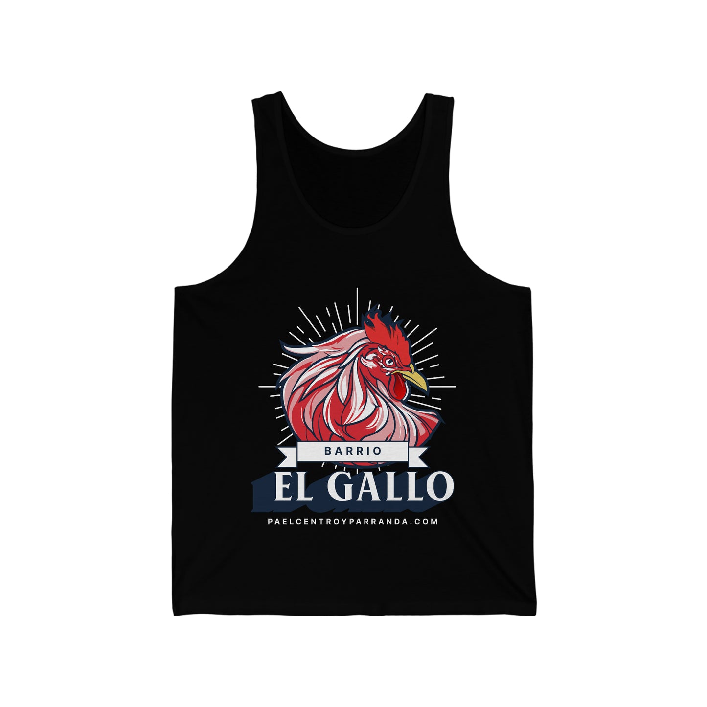El Gallo, Chambas. Unisex Jersey Tank