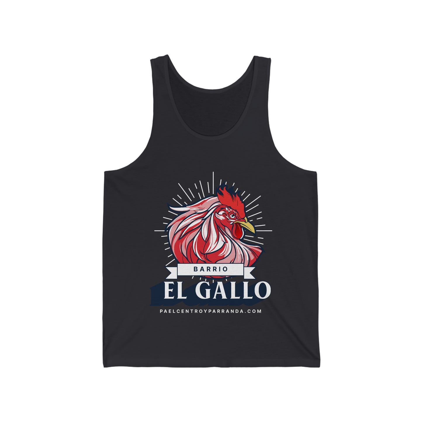 El Gallo, Chambas. Unisex Jersey Tank