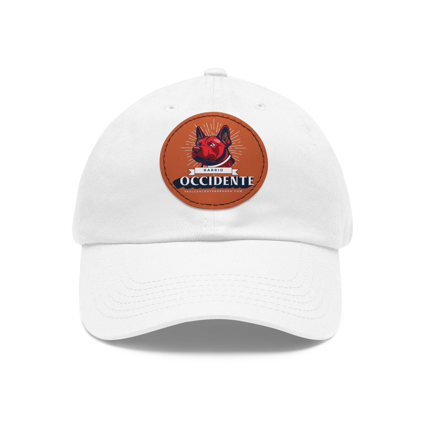 Occidente, Zaza del Medio. Dad Hat with Leather Patch (Round)