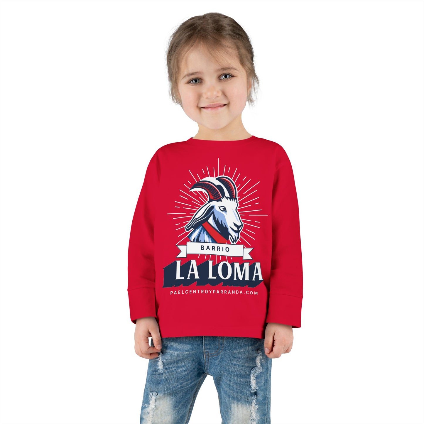 La Loma, Zulueta. Toddler Long Sleeve Tee