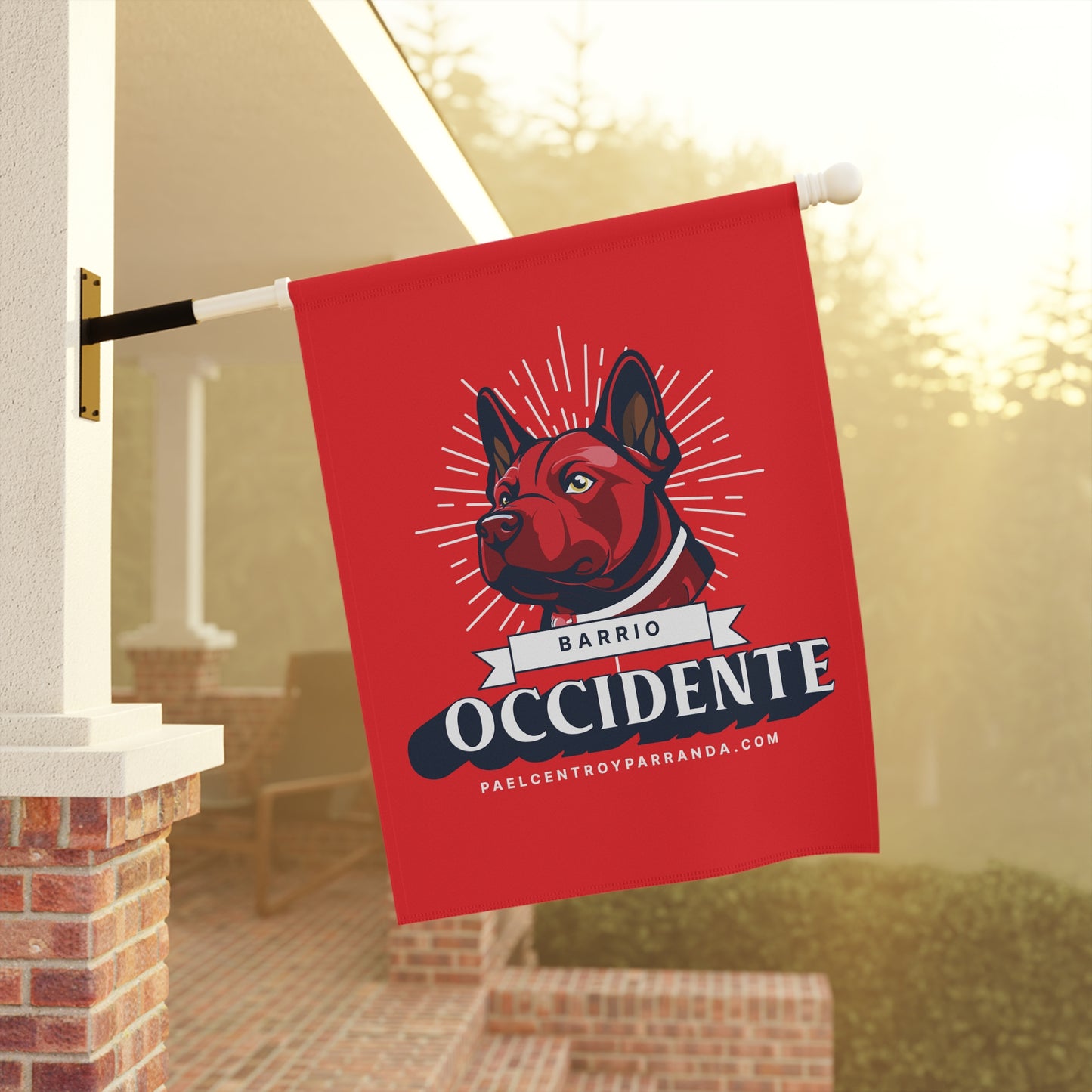 Occidente, Zaza del Medio. Garden & House Banner