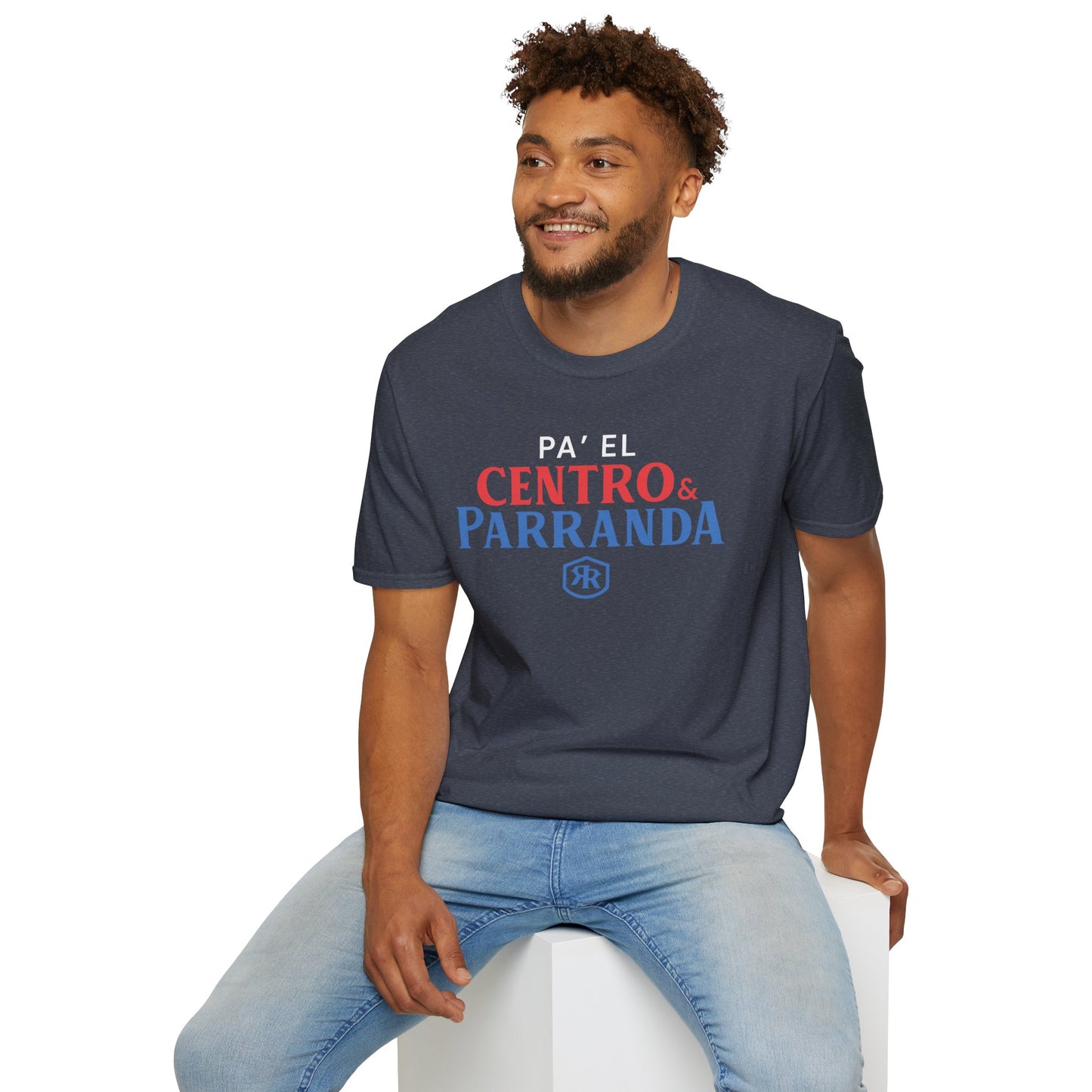 Pa' el centro & parranda, Unisex Softstyle T-Shirt