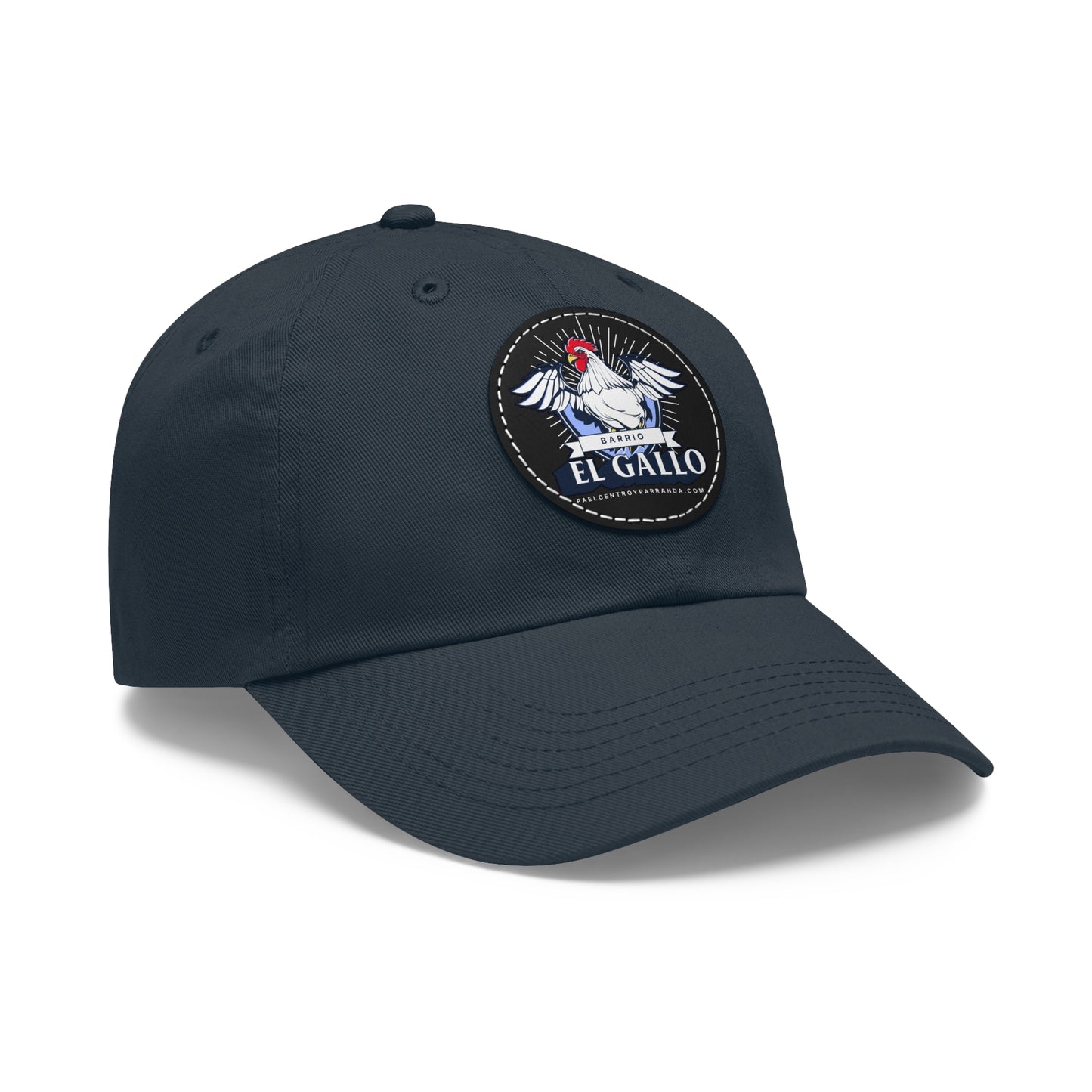 El Gallo, Taguayabón. Dad Hat with Leather Patch (Round)
