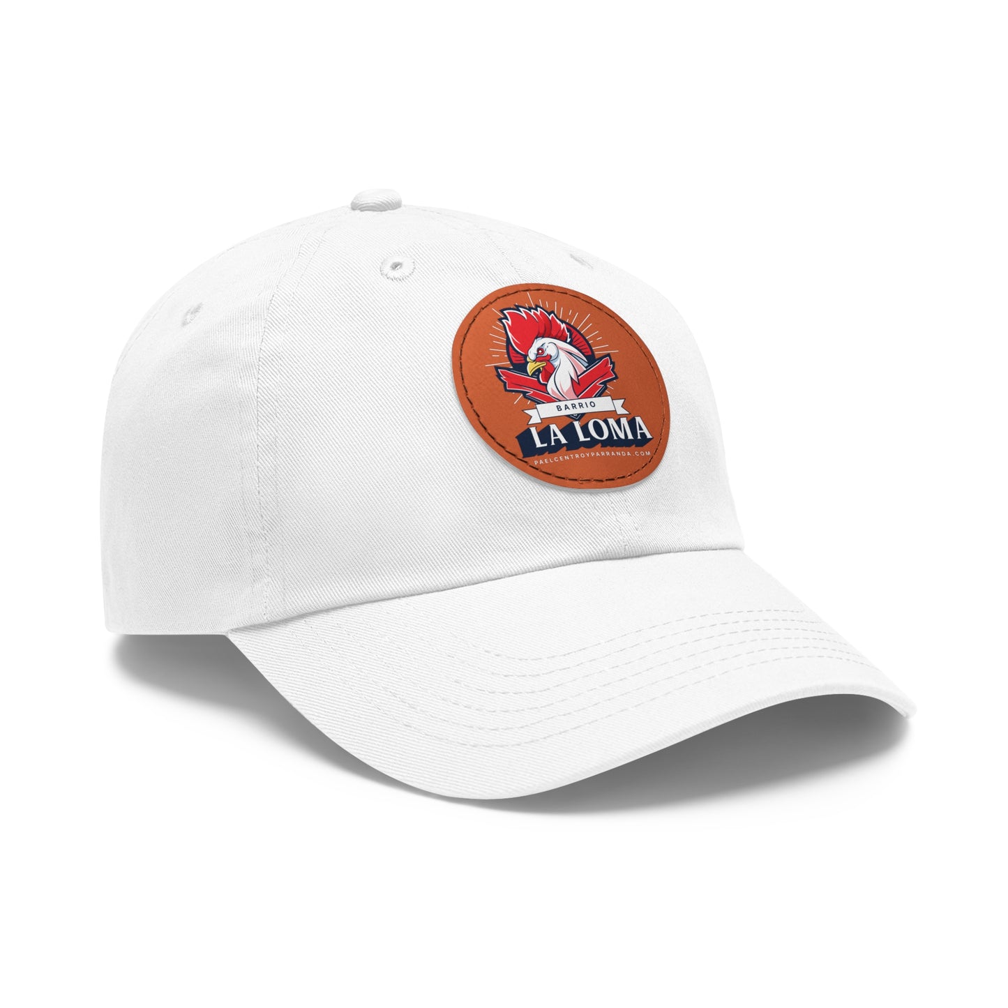 La Loma, Yaguajay. Dad Hat with Leather Patch (Round)