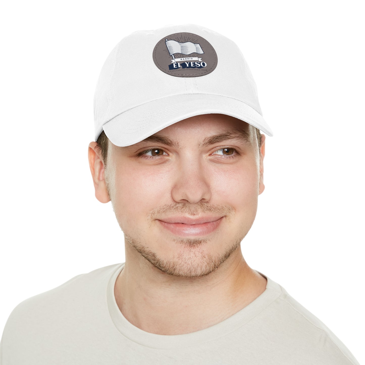 El Yeso, Punta Alegre. Dad Hat with Leather Patch (Round)