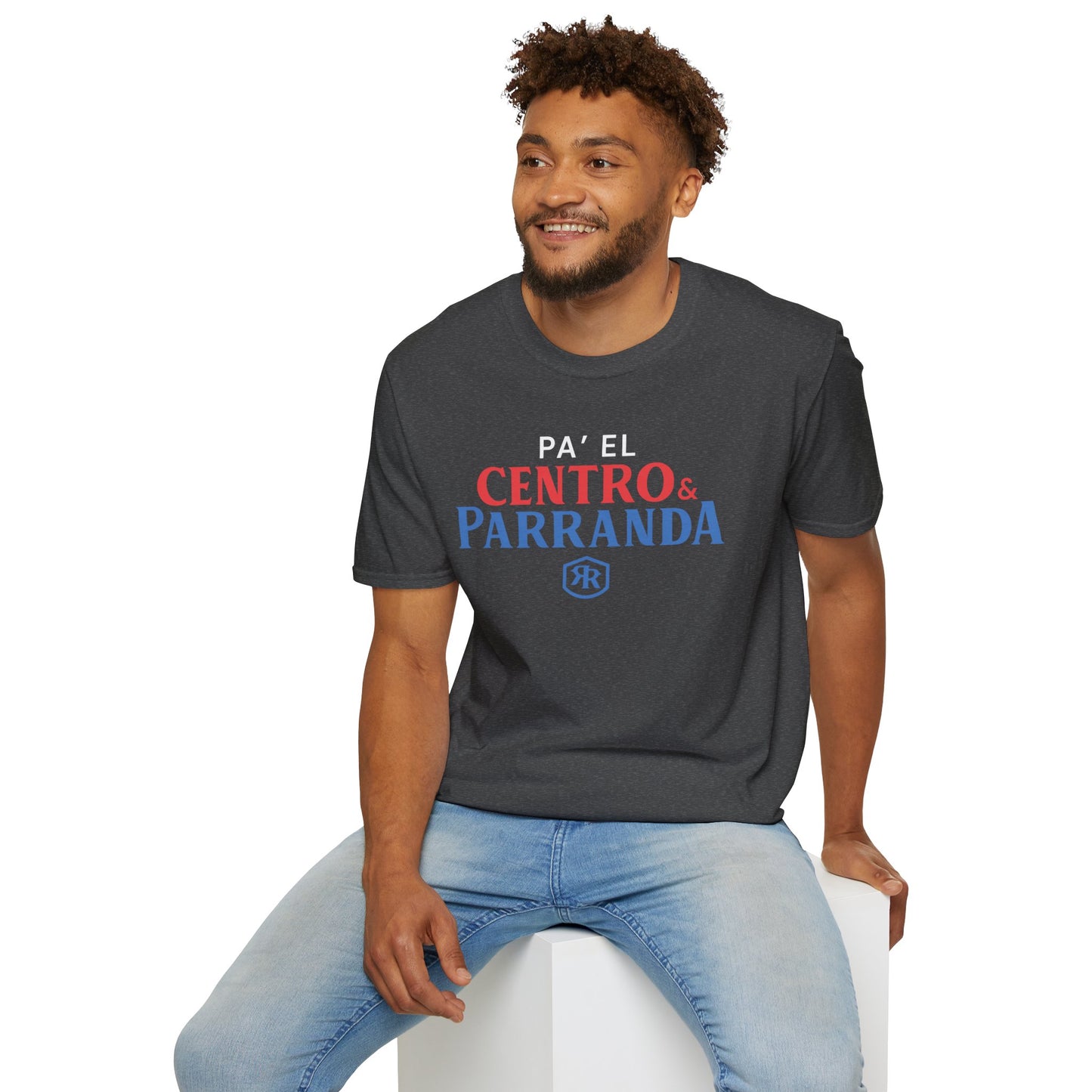 Pa' el centro & parranda, Unisex Softstyle T-Shirt