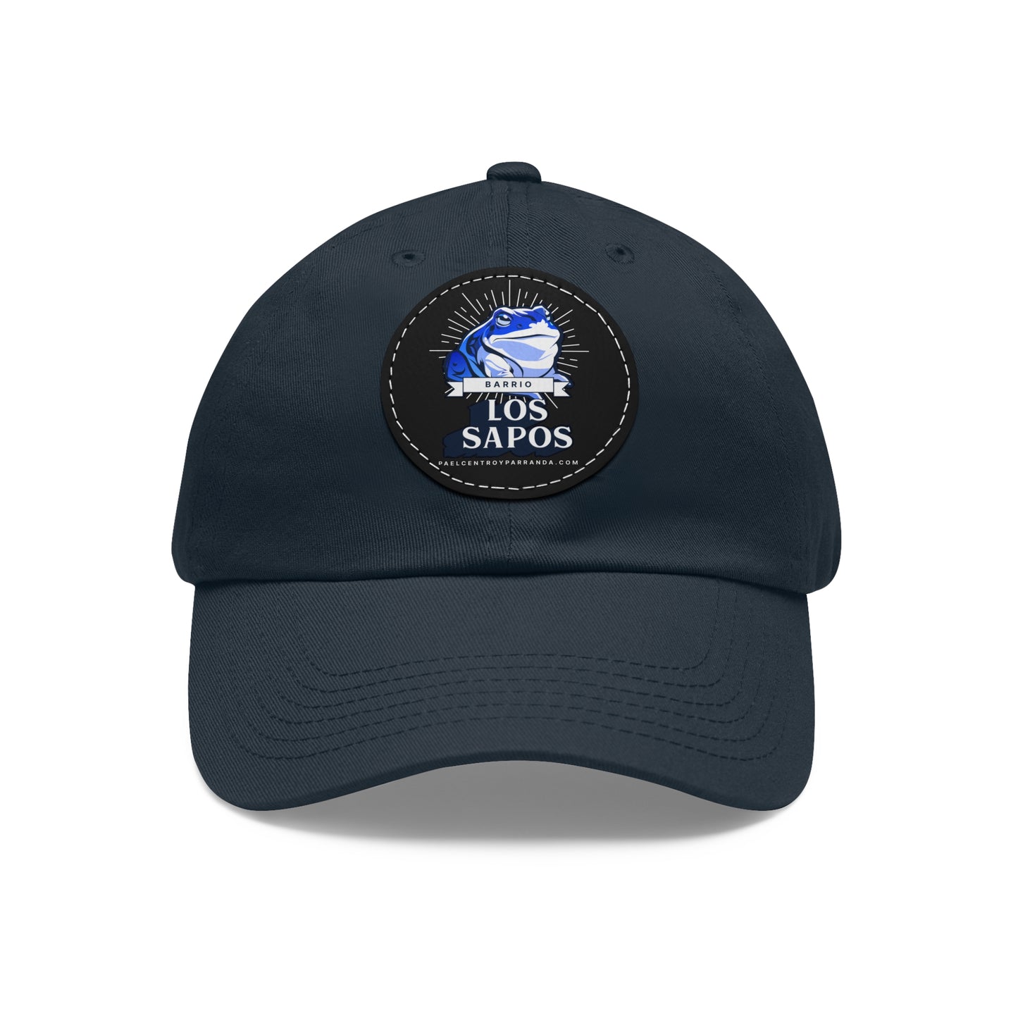 Los Sapos, Encrucijada. Dad Hat with Leather Patch (Round)