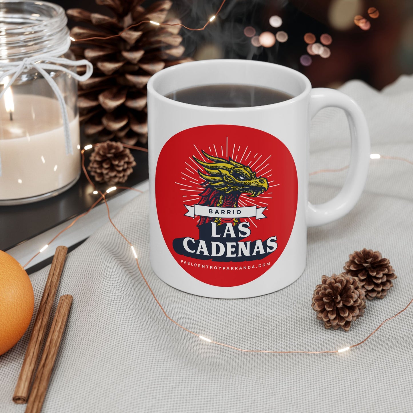 Las Cadenas, Mordazo. Ceramic Mug, (11oz, 15oz)