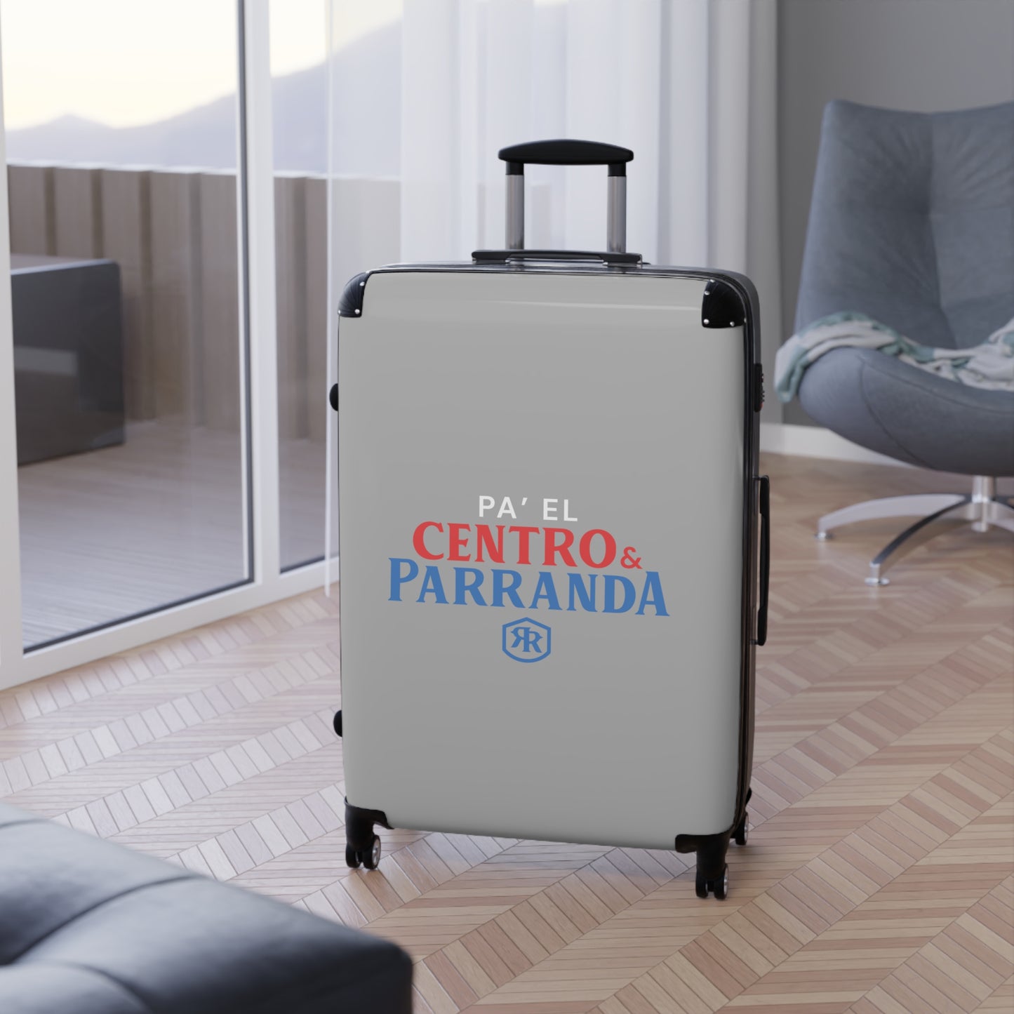 Pa´ el centro y parranda. Suitcase