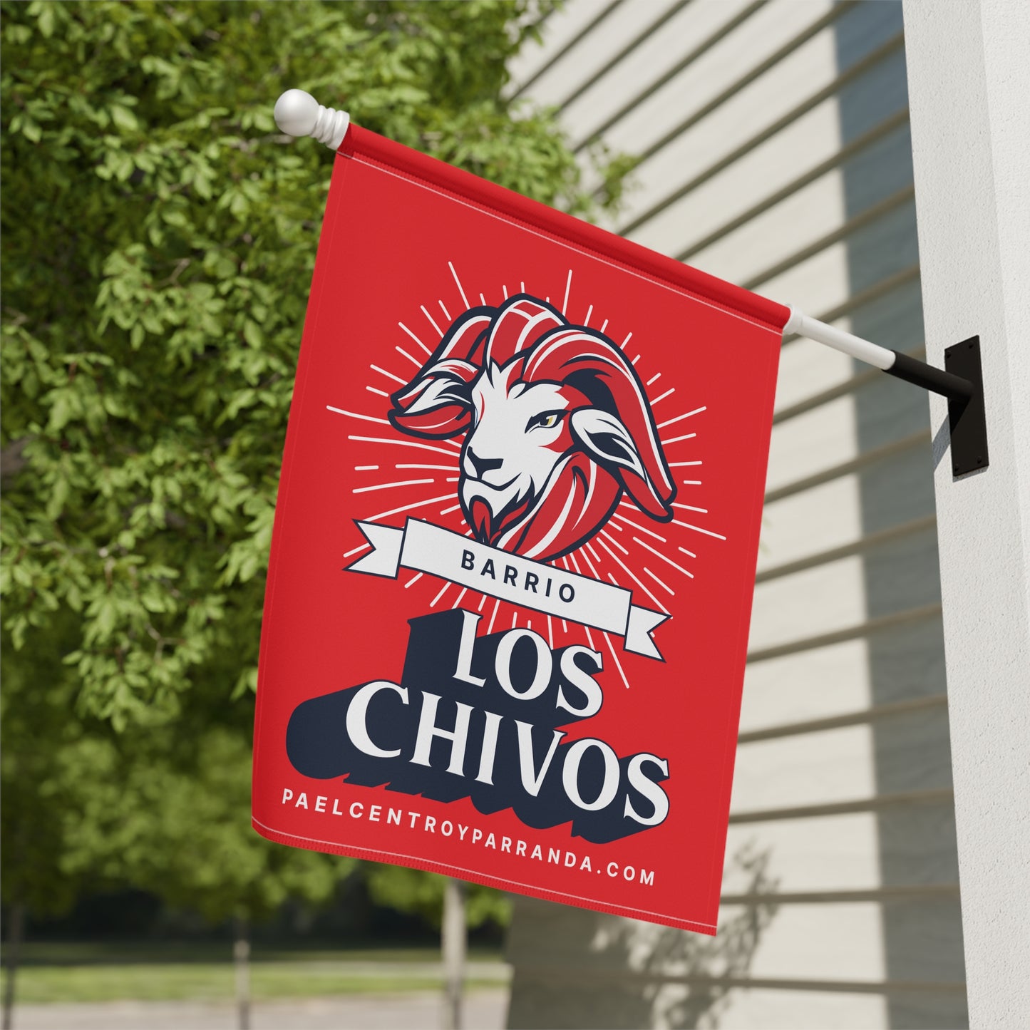 Los Chivos, Encrucijada. Garden & House Banner