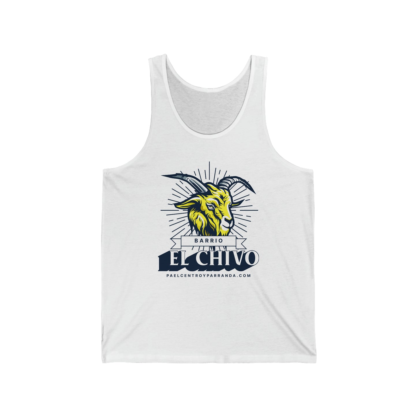El Chivo, Zaza del Medio. Unisex Jersey Tank