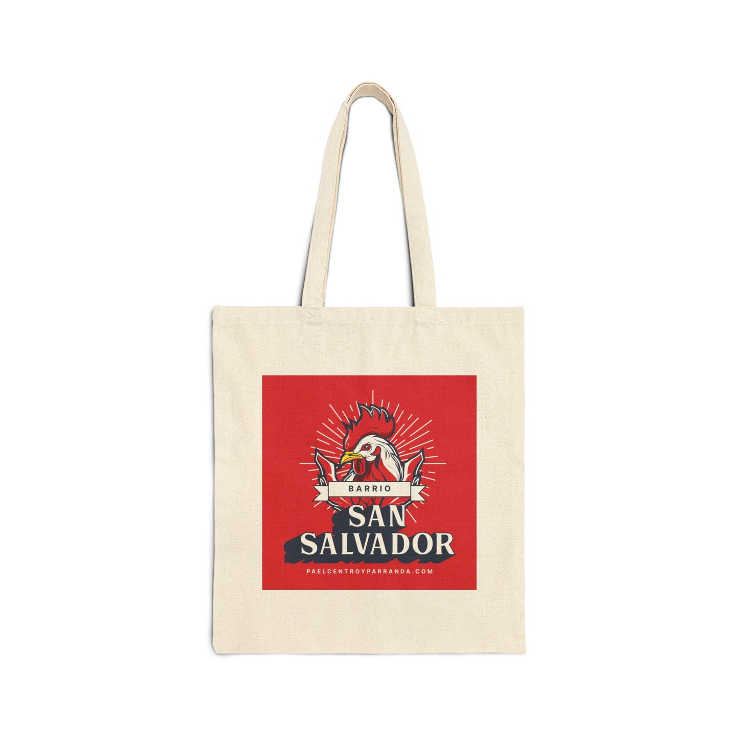 San Salvador, Remedios. Cotton Canvas Tote Bag