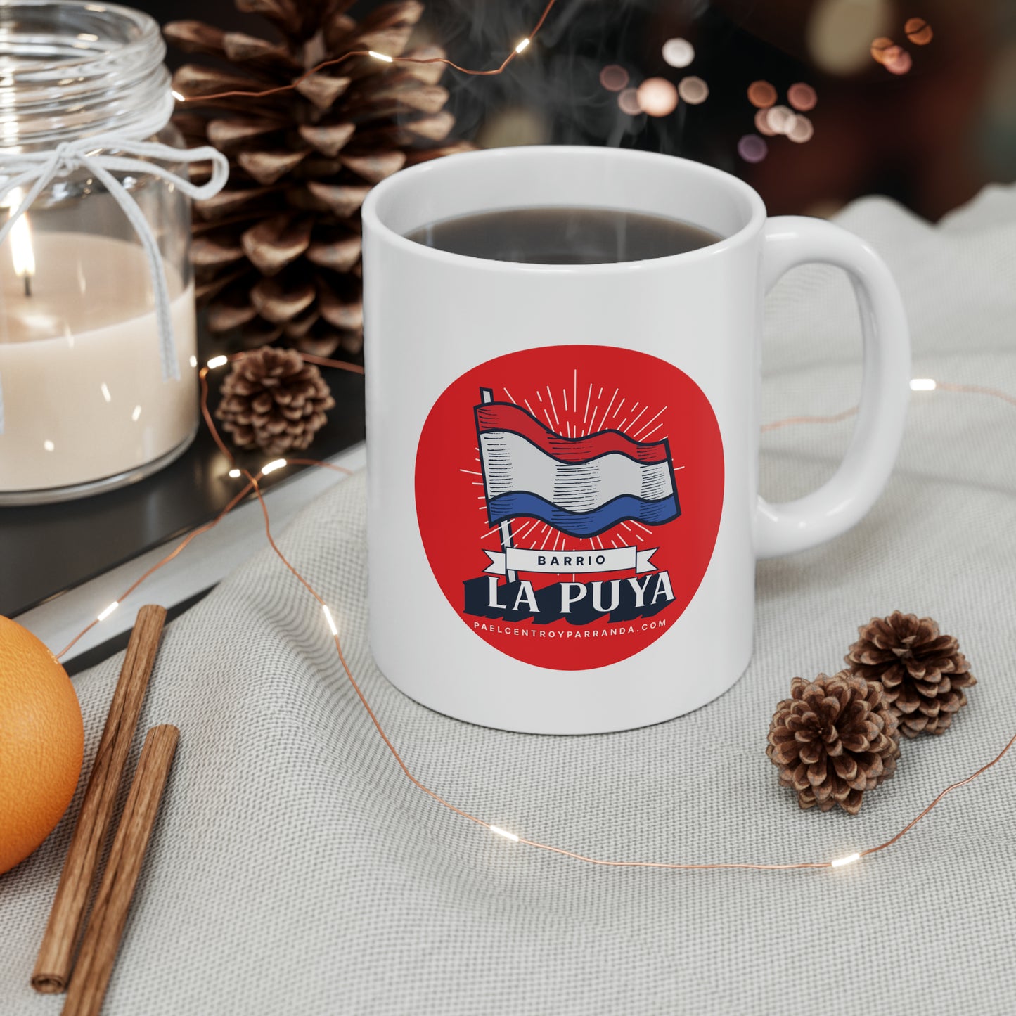 La Puya, Quemado de Guines. Ceramic Mug, 11oz