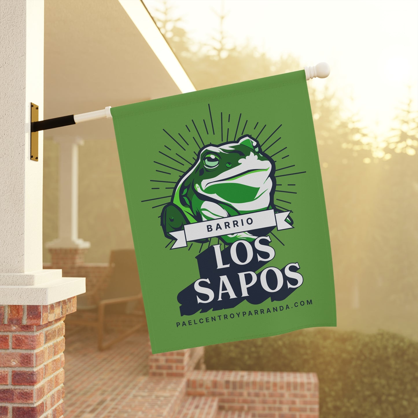 Los Sapos, Calabazar de Sagua. Garden & House Banner