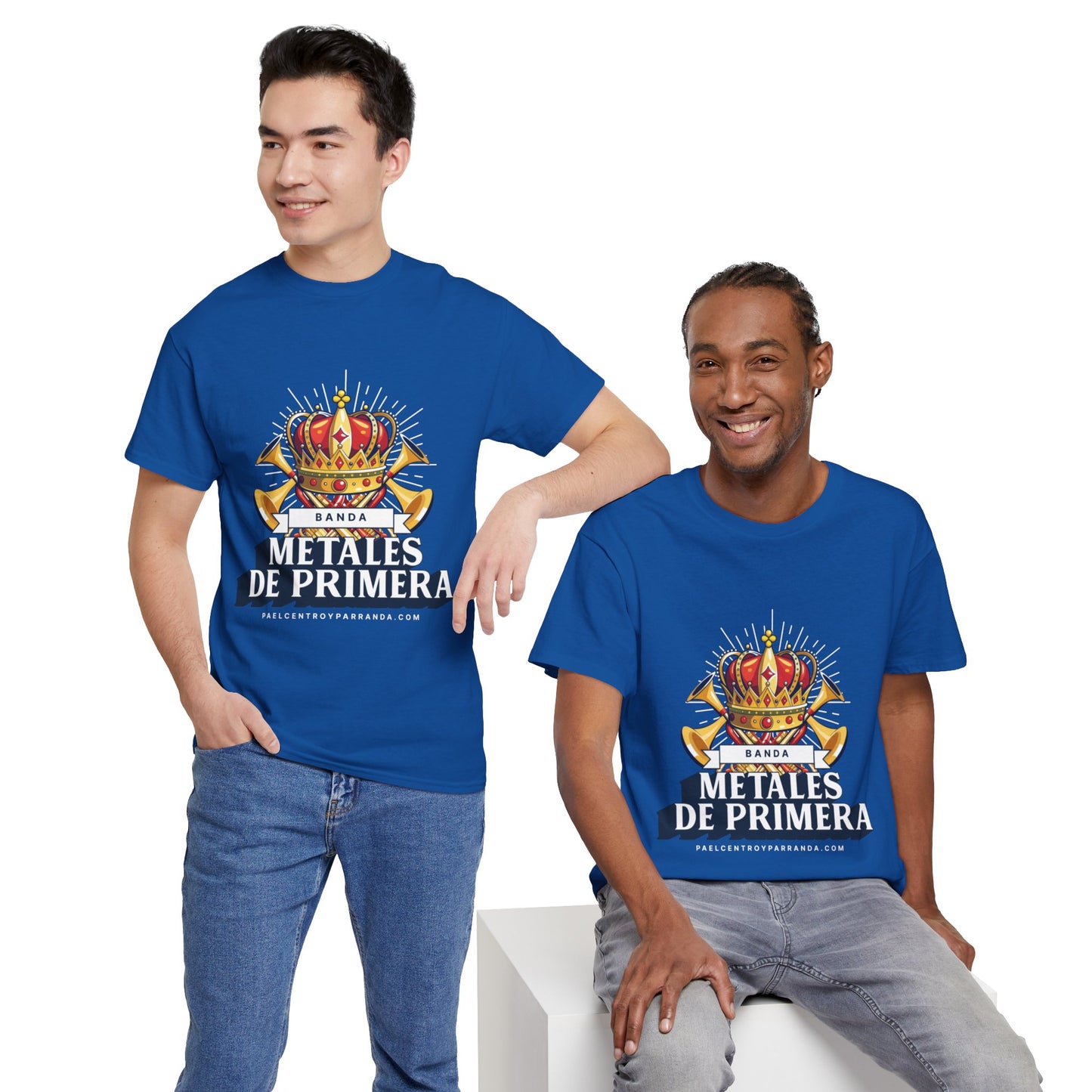 Metales de Primera. (adults) Unisex Heavy Cotton Tee