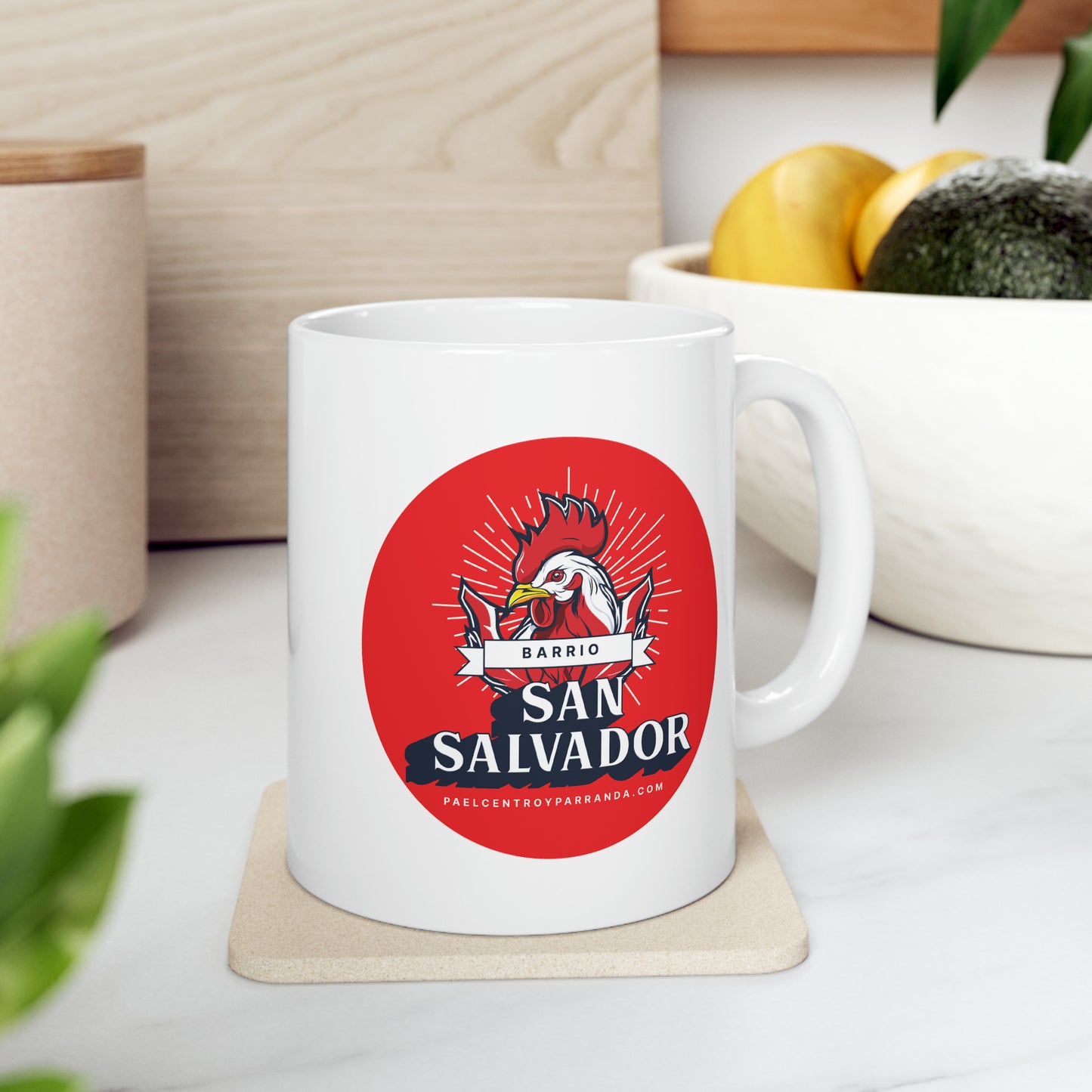 San Salvador, Remedios. Ceramic Mug, 11oz