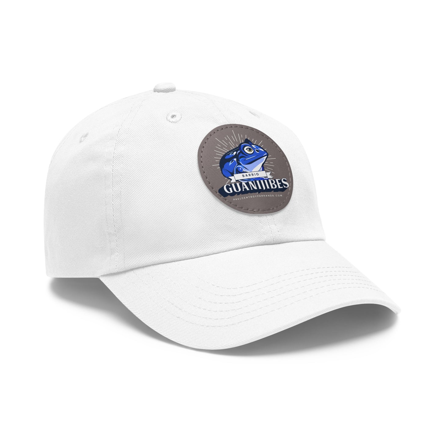 Guanijibes, Zulueta. Dad Hat with Leather Patch (Round)