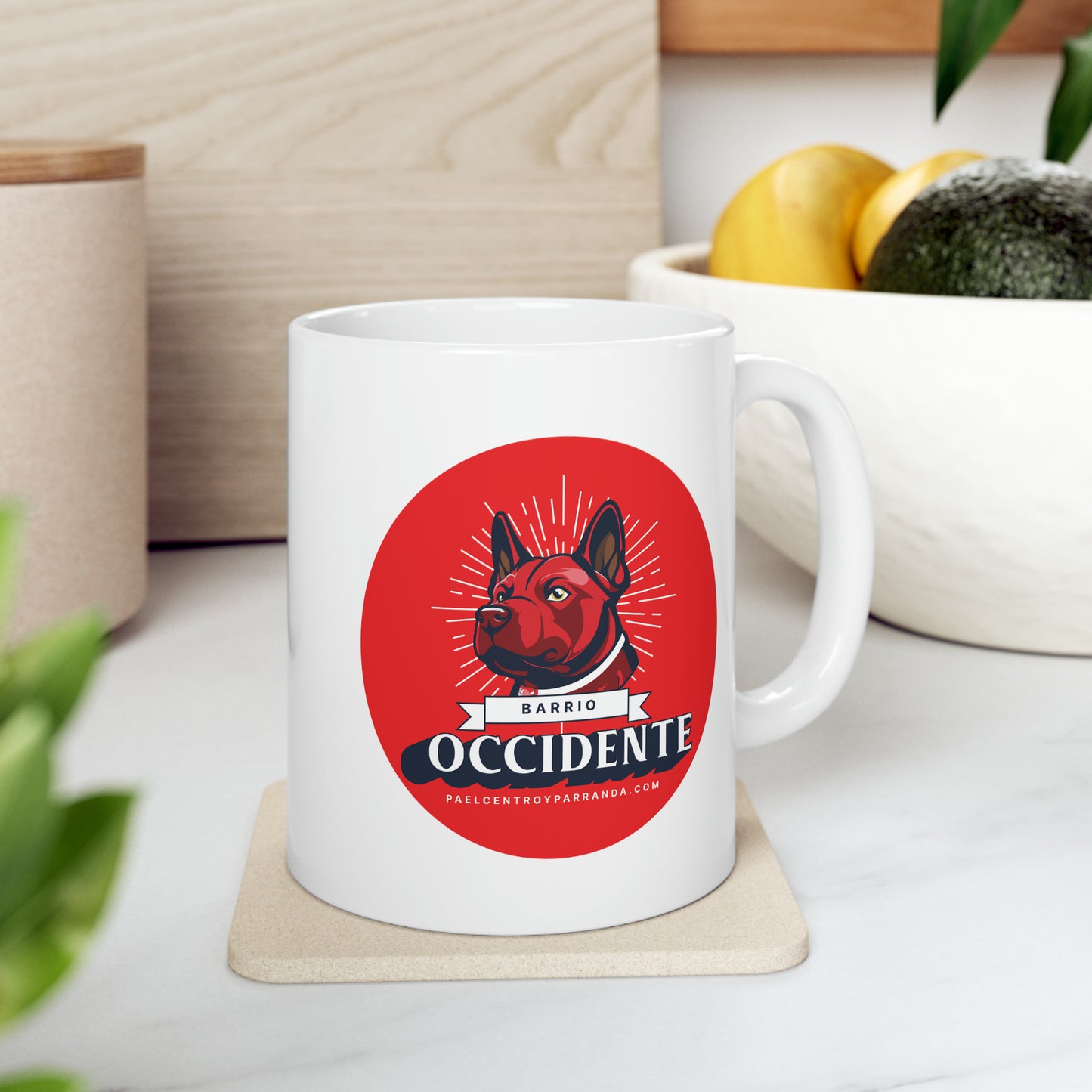 El Perro, Zaza del Medio. Ceramic Mug, 11oz