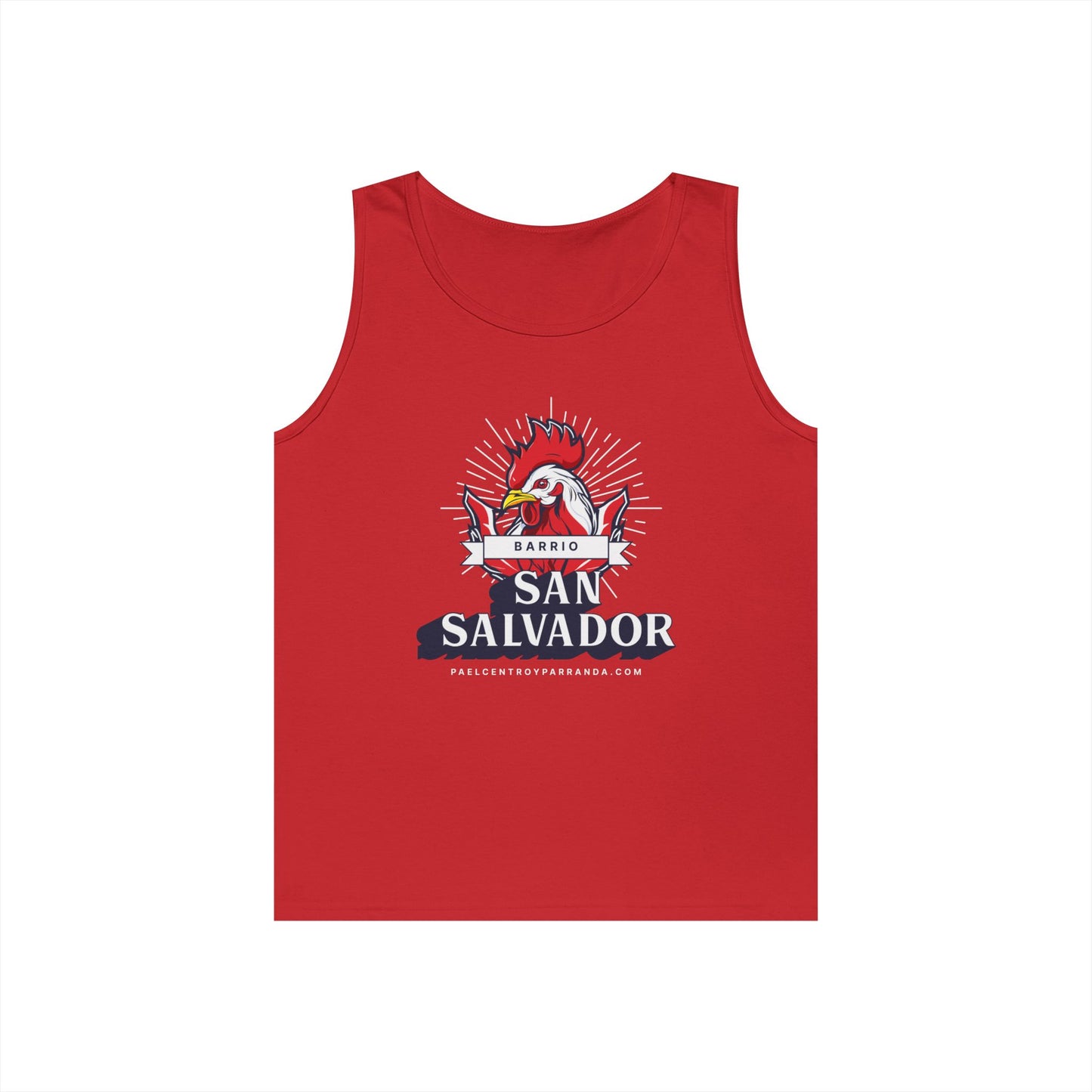 San Salvador, Remedios. Unisex Heavy Cotton Tank Top