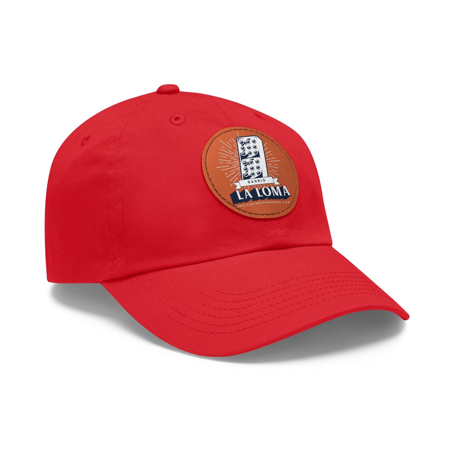 La Loma, Buenavista. Dad Hat with Leather Patch (Round)