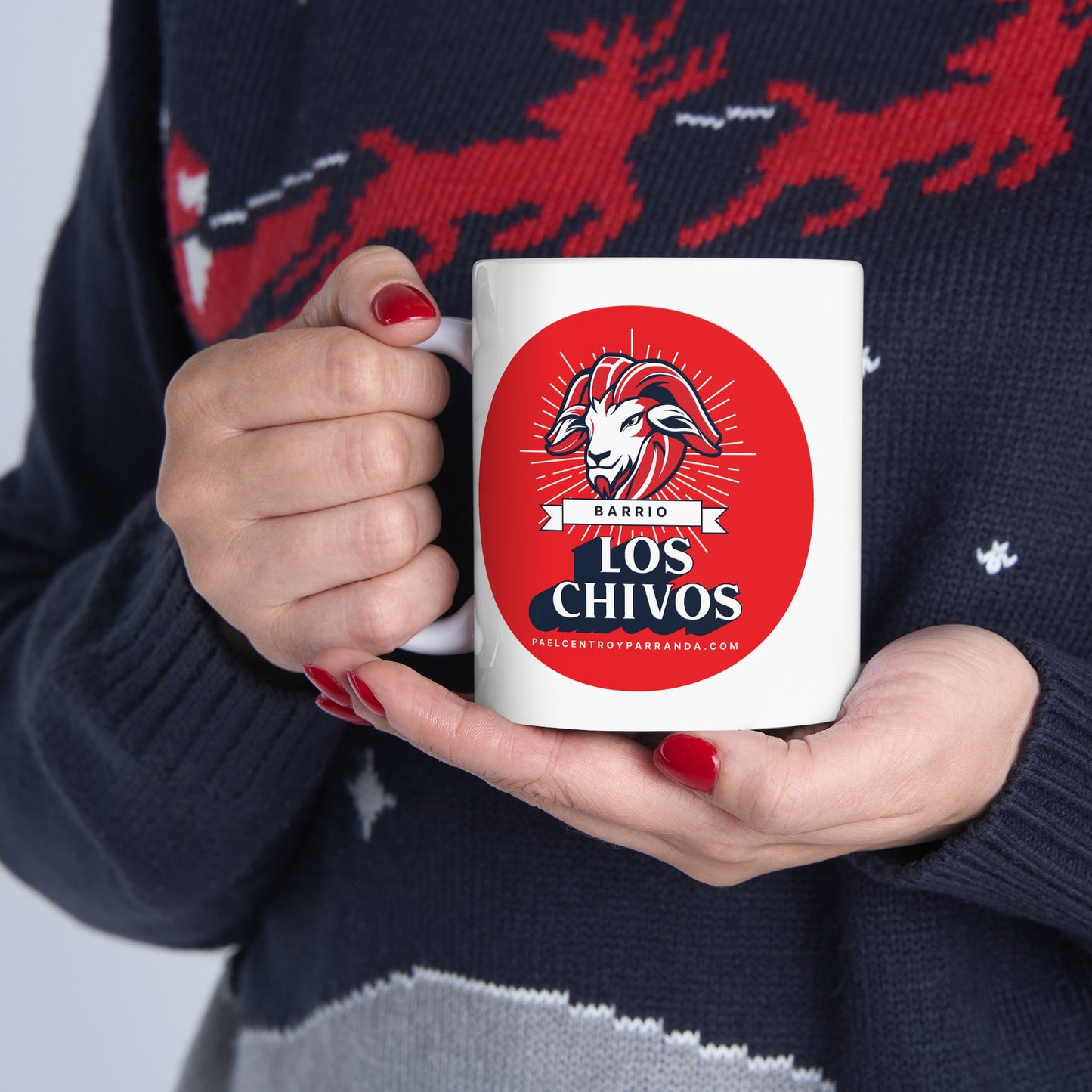 Los Chivos, Encrucijada. Ceramic Mug, 11oz