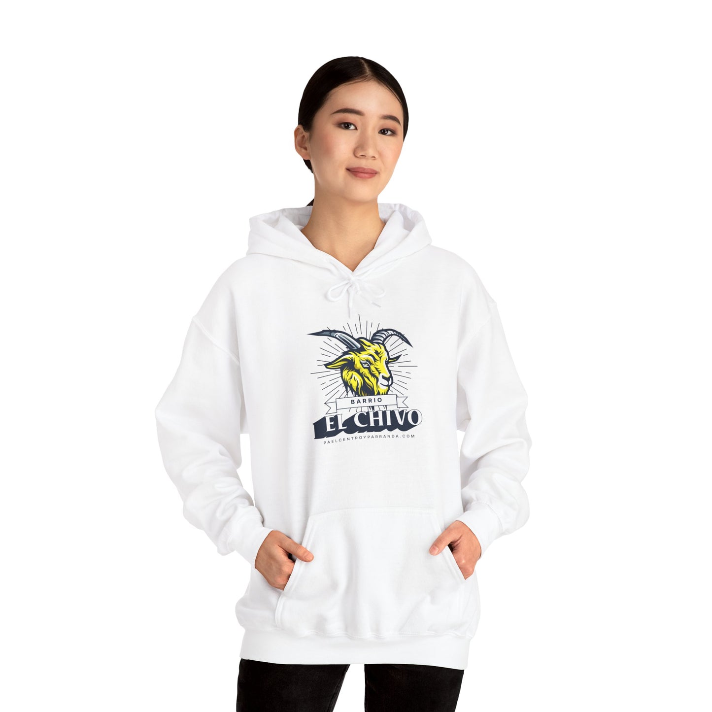 El Chivo, Zaza del Medio. Unisex Heavy Blend™ Hooded Sweatshirt