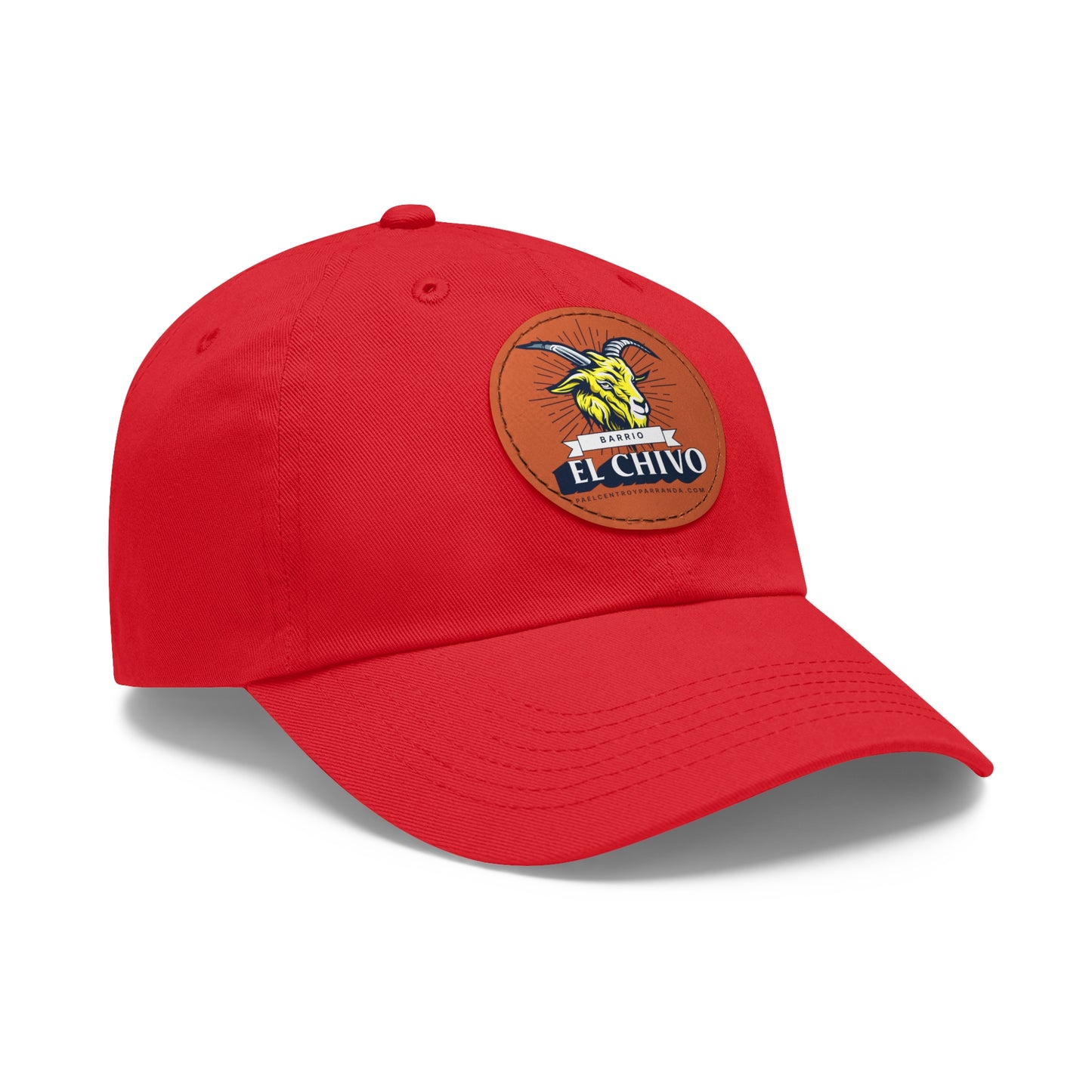 El Chivo, Zaza del Medio. Dad Hat with Leather Patch (Round)