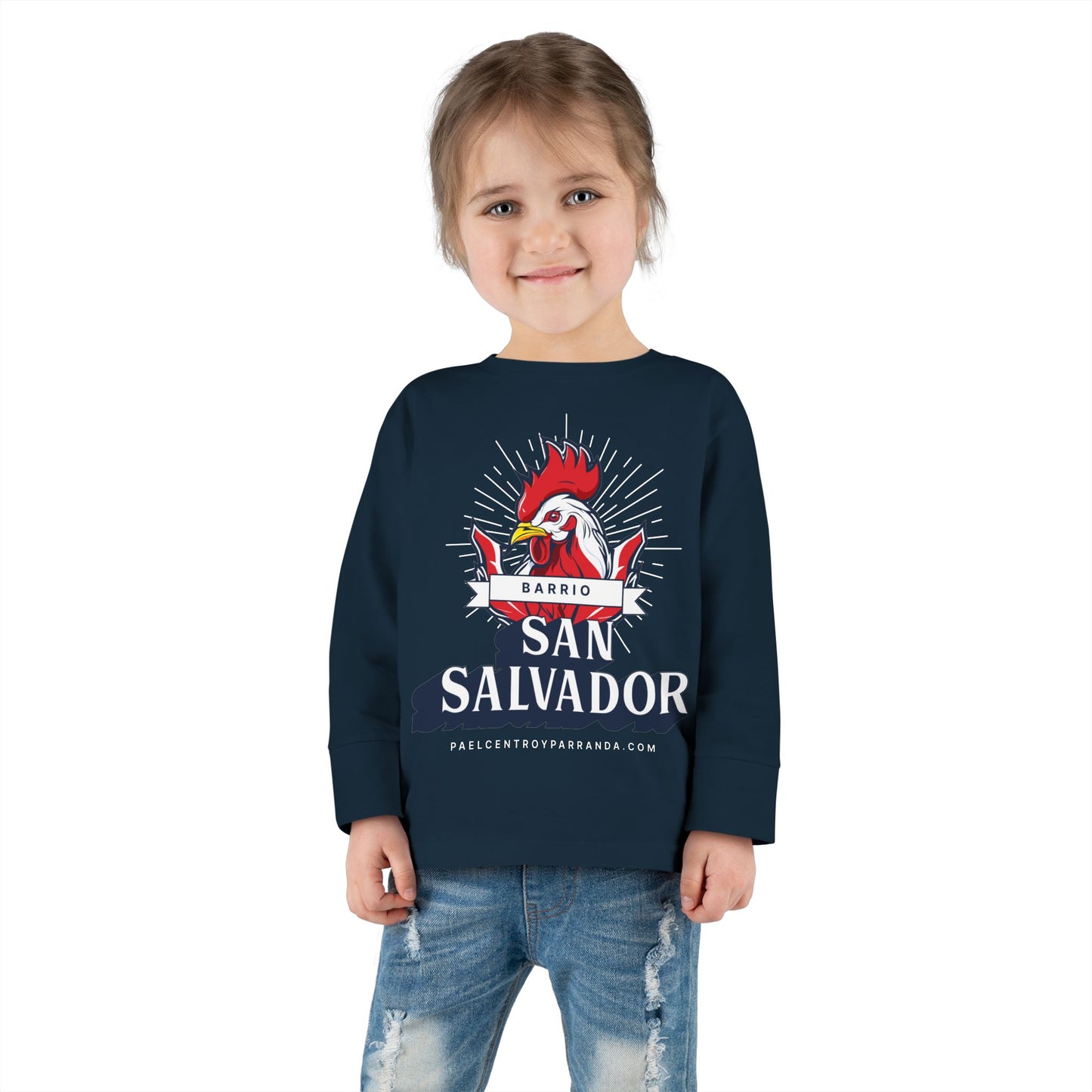 San Salvador, Remedios. Toddler Long Sleeve Tee