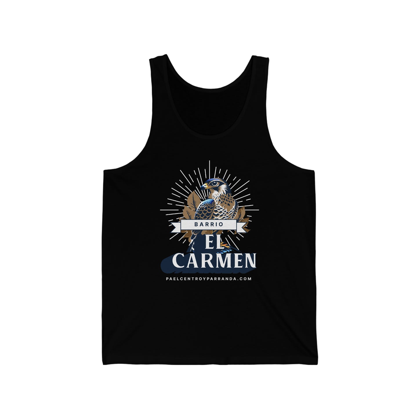 El Carmen, Remedios. Unisex Jersey Tank