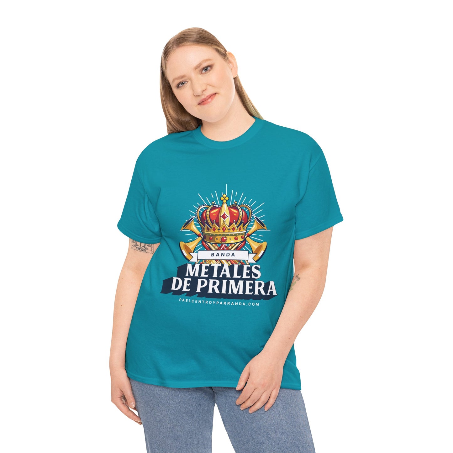 Metales de Primera. (adults) Unisex Heavy Cotton Tee
