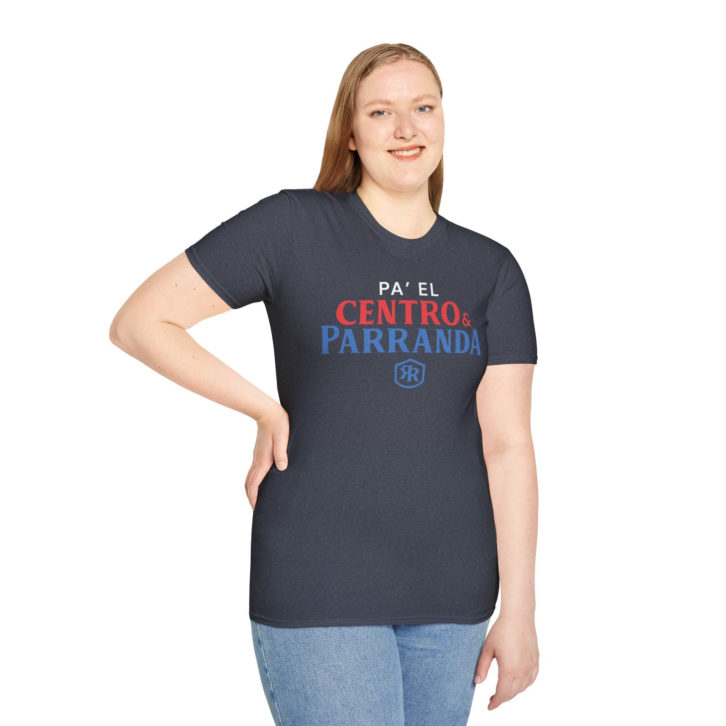 Pa' el centro & parranda, Unisex Softstyle T-Shirt