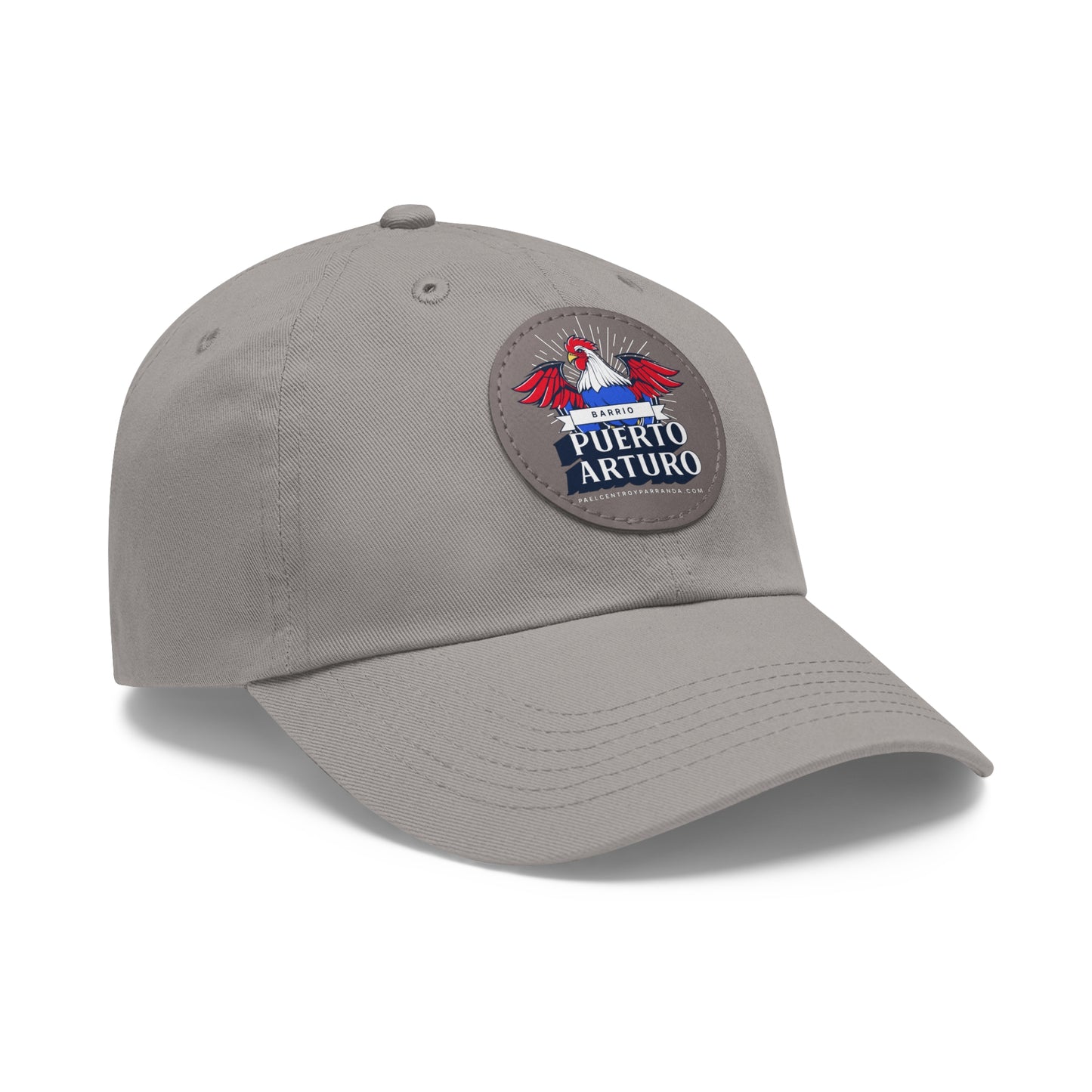 Puerto Arturo, Mayajigua. Dad Hat with Leather Patch (Round)