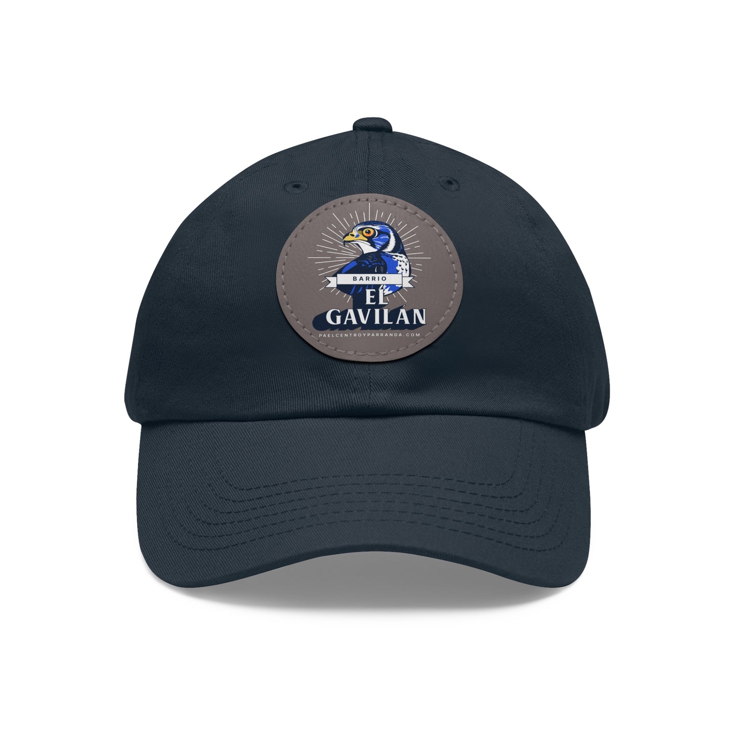El Gavilán, Chambas. Dad Hat with Leather Patch (Round)