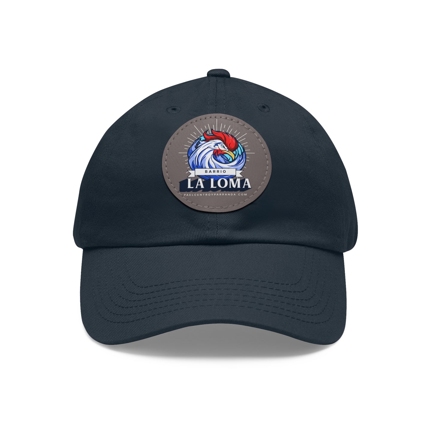 La Loma, Caibarién. Dad Hat with Leather Patch (Round)