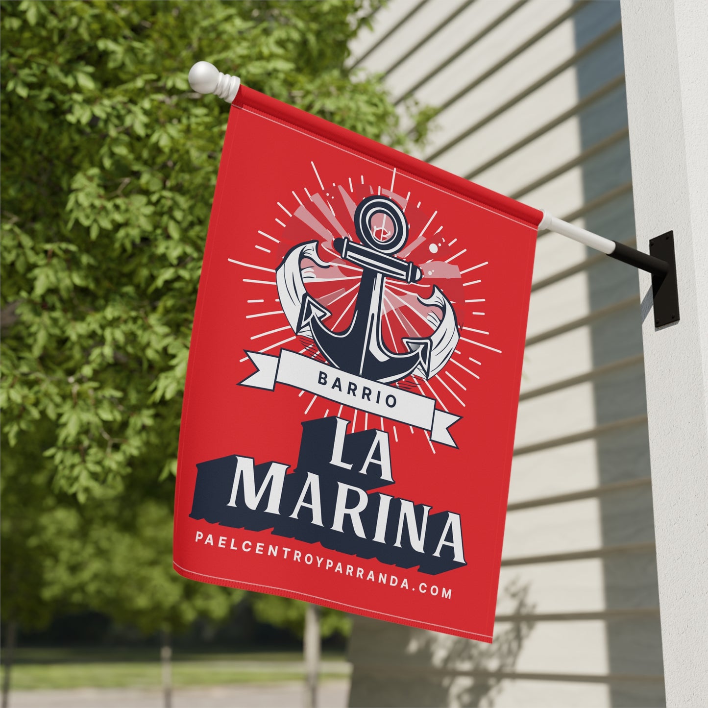 La Marina, Caibarién. Garden & House Banner