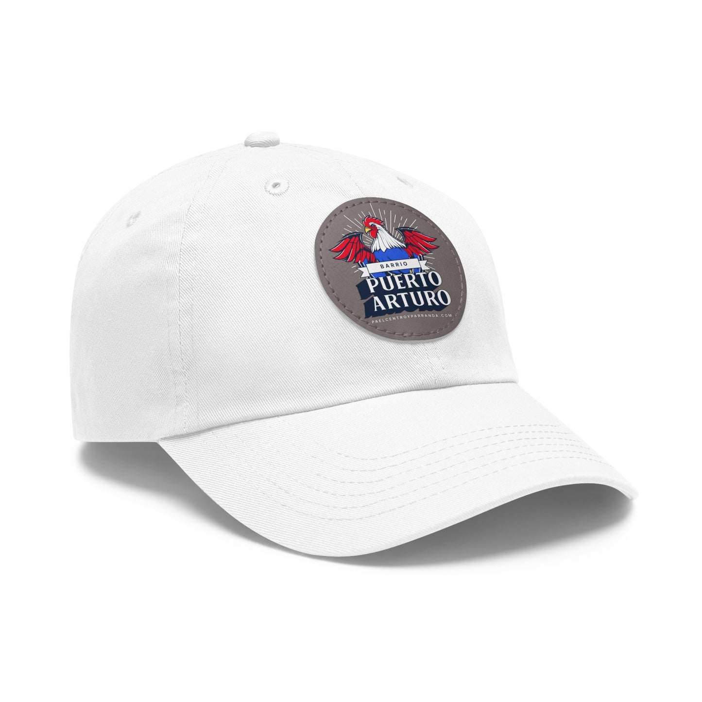 Puerto Arturo, Mayajigua. Dad Hat with Leather Patch (Round)