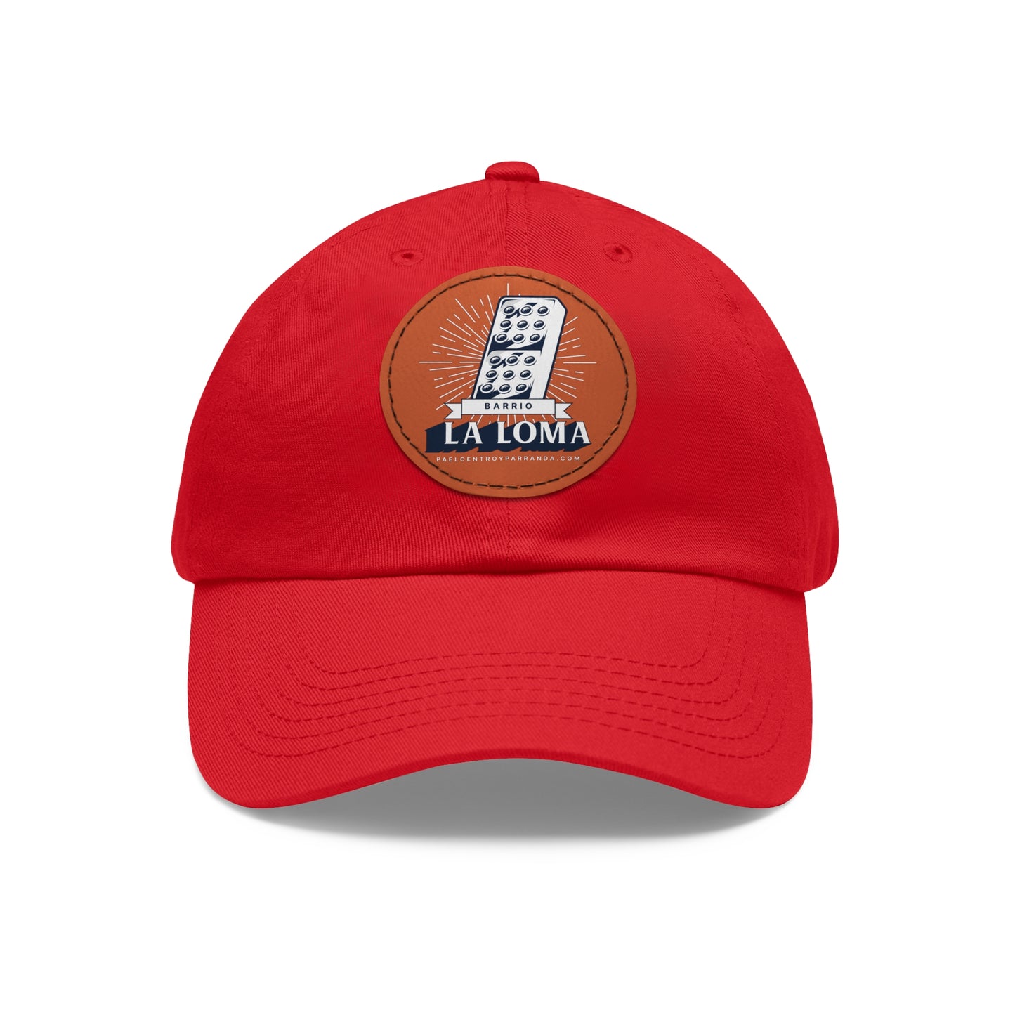 La Loma, Buenavista. Dad Hat with Leather Patch (Round)