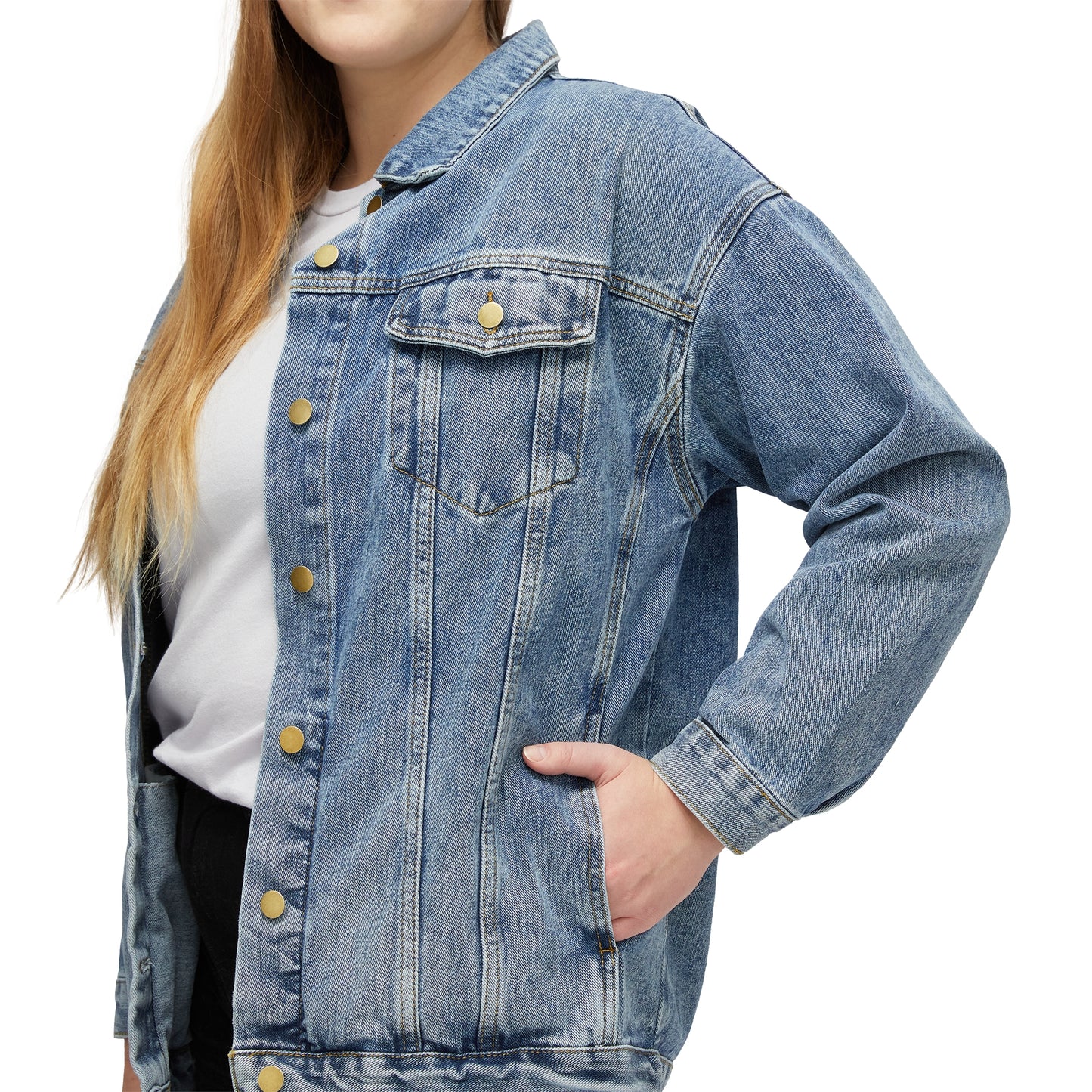 San Salvador, Remedios. Women's Denim Jacket