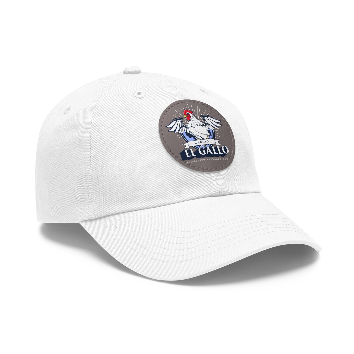 El Gallo, Taguayabón. Dad Hat with Leather Patch (Round)